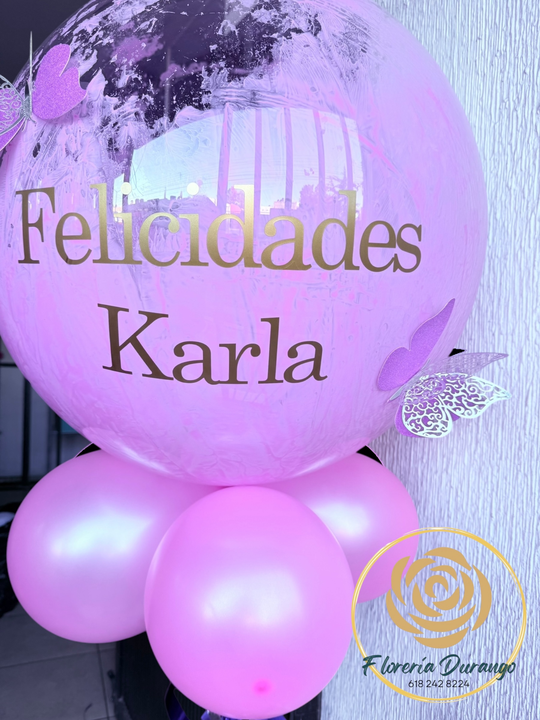 Globo personalizado de felicitación