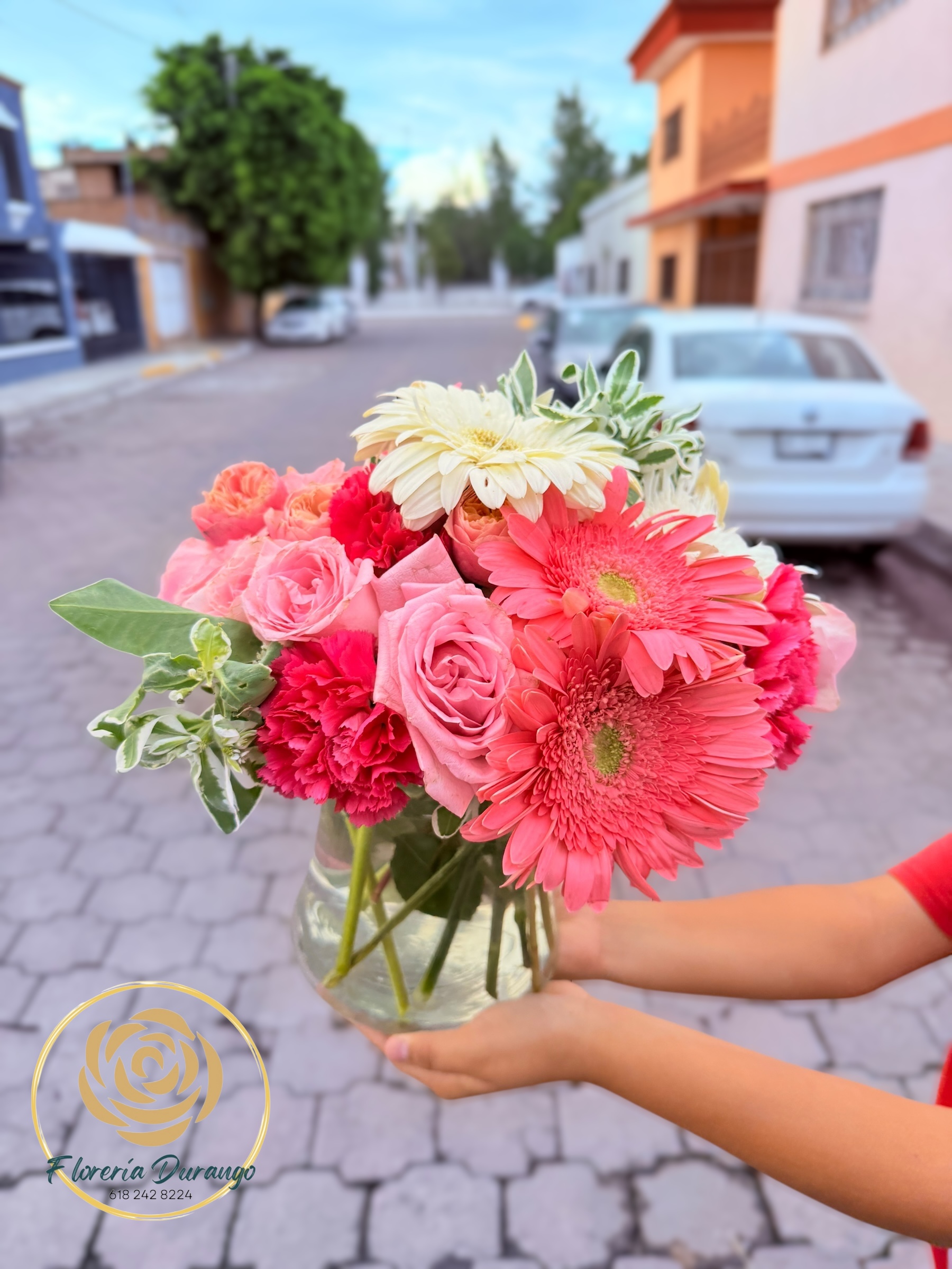 Jarron de flores mixtas