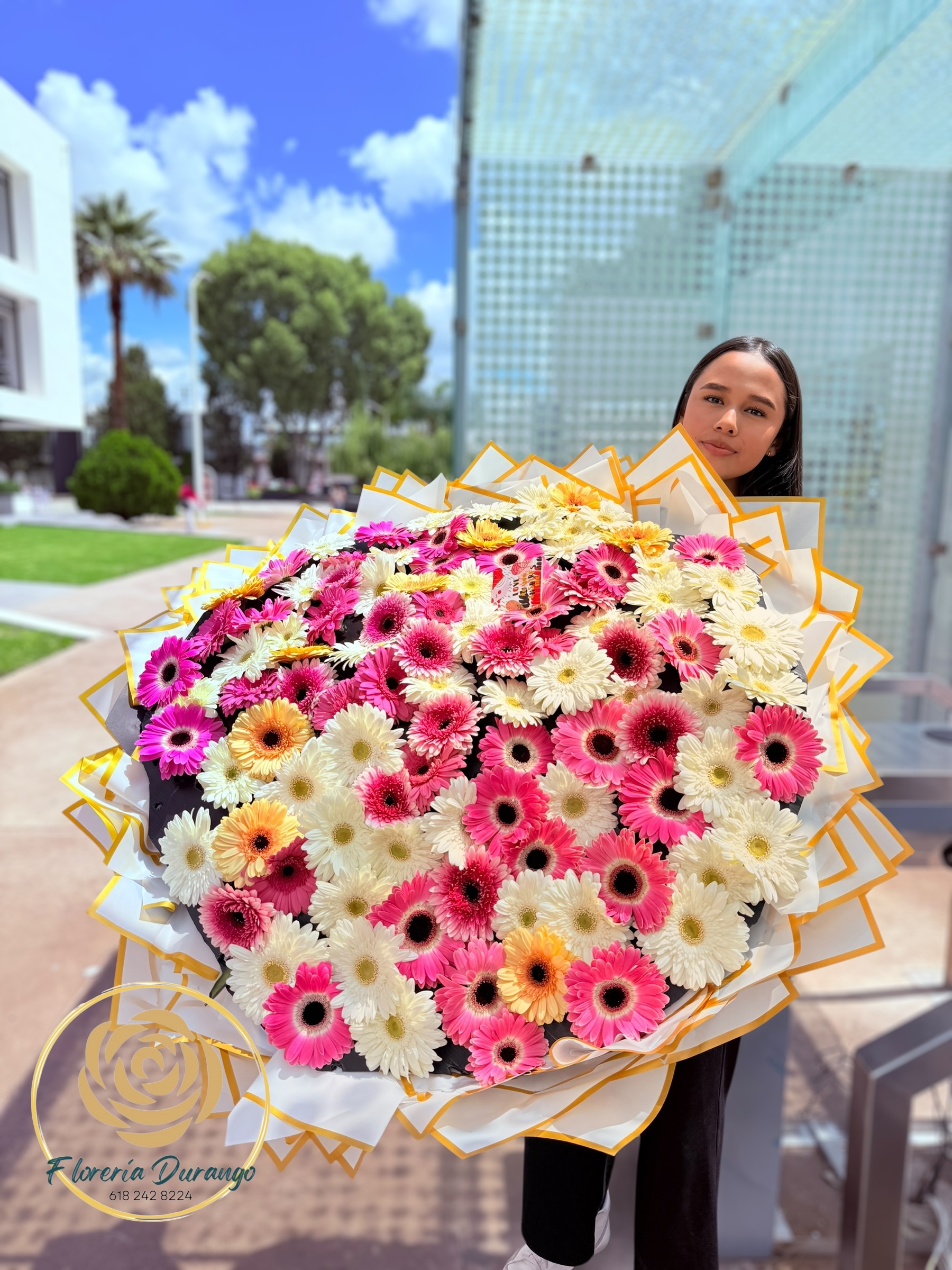 Ramo de 100 Gerberas