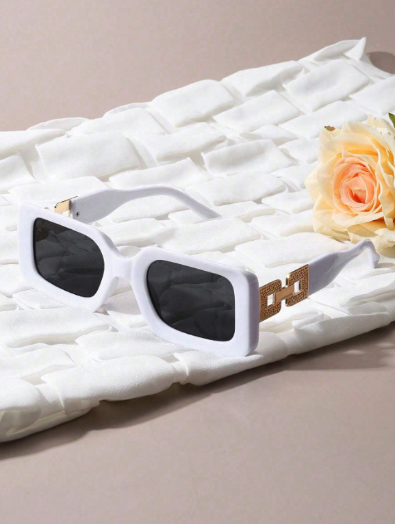 Retro Square Plastic Unisex Sunglasses