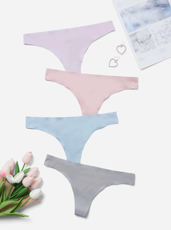 4Pcs Simple Sexy Panties