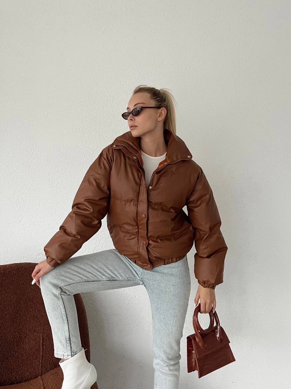 Brown Puffer Jacket