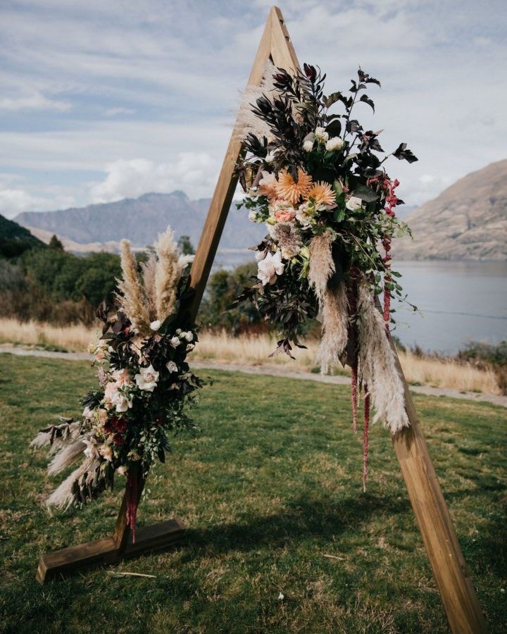 Triangular Wedding Arbor Arch