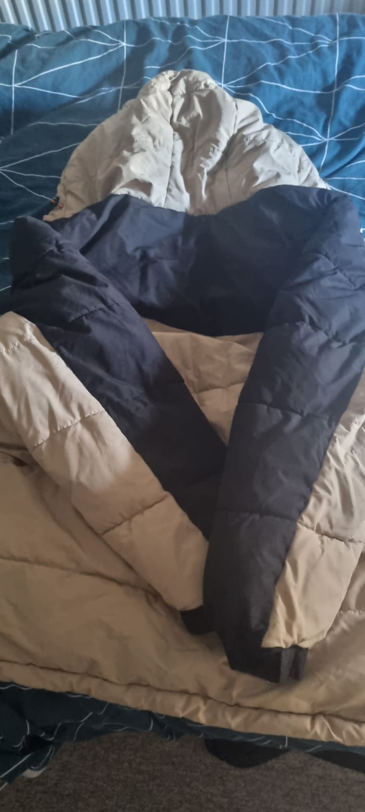 Two-tone winter jacket