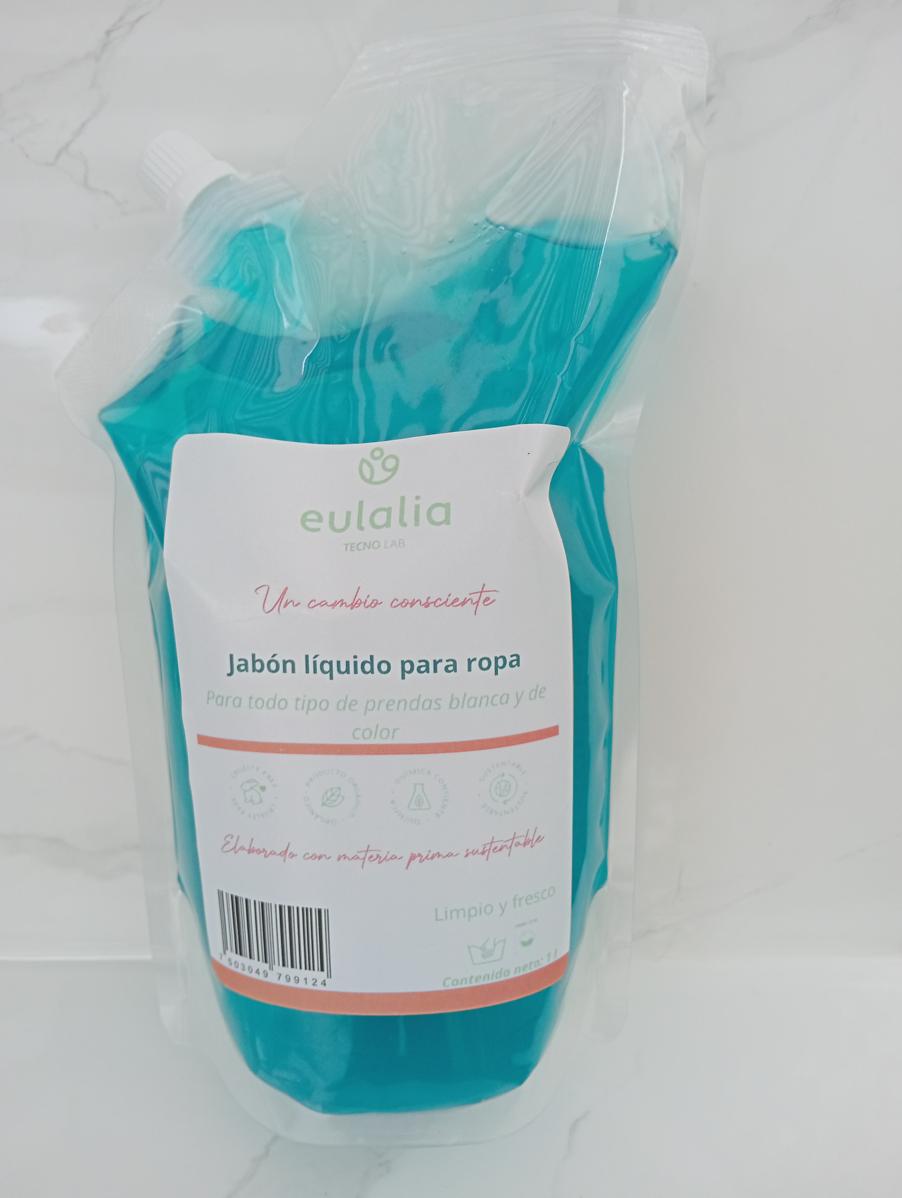 Jabón Liquido para Ropa - Limpio y Fresco