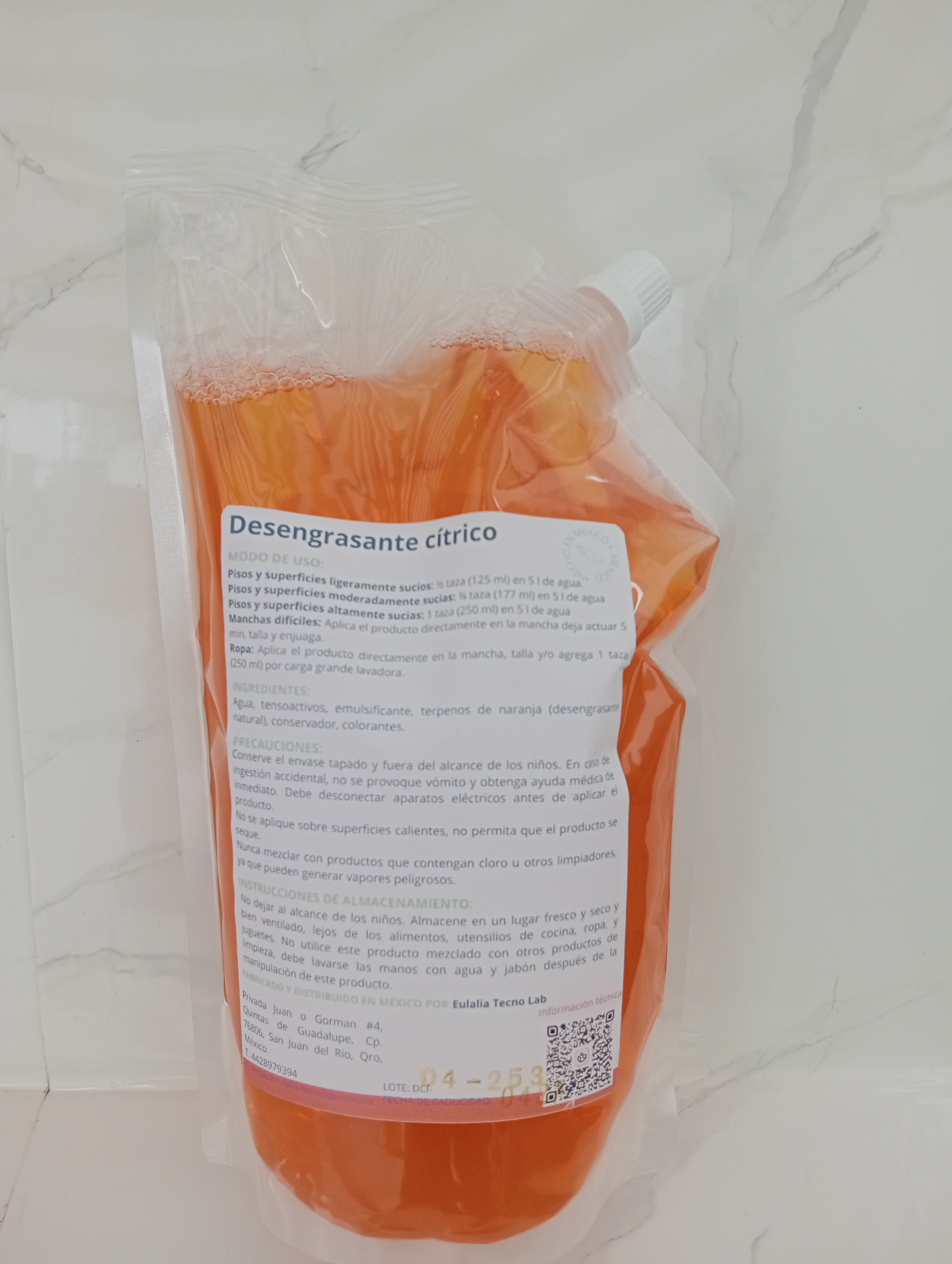 Desengrasante cítrico