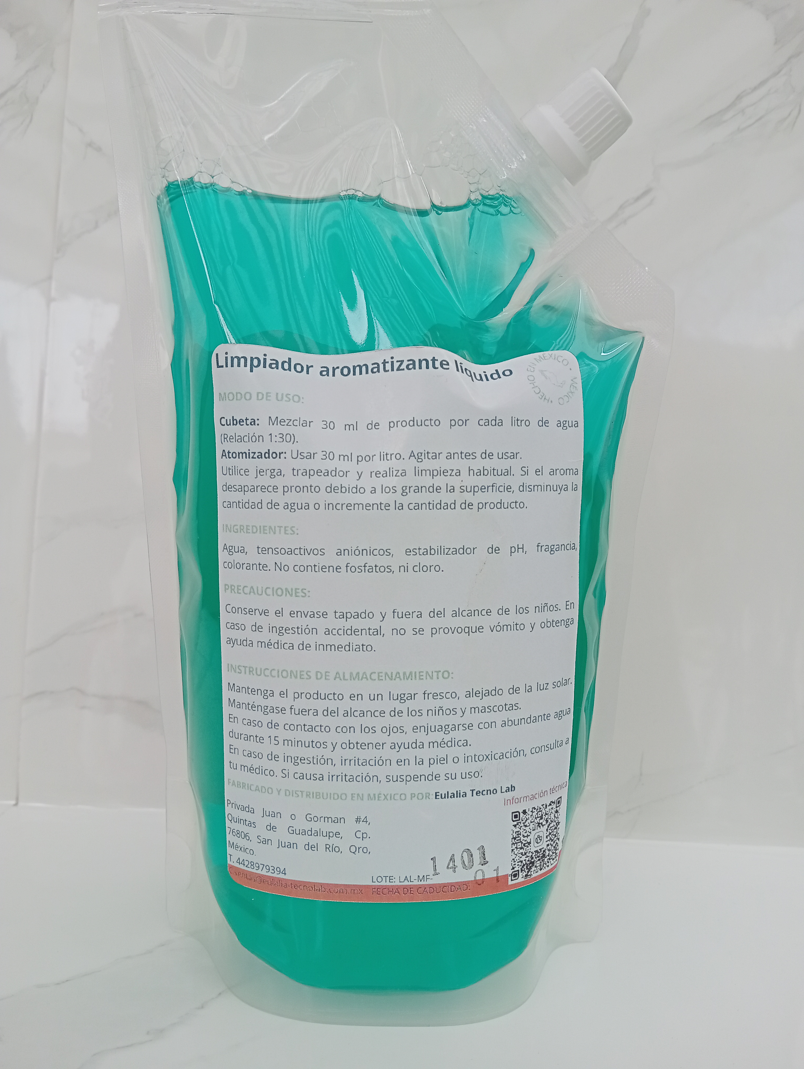 Limpiador Aromatizante Líquido - Mar Fresco