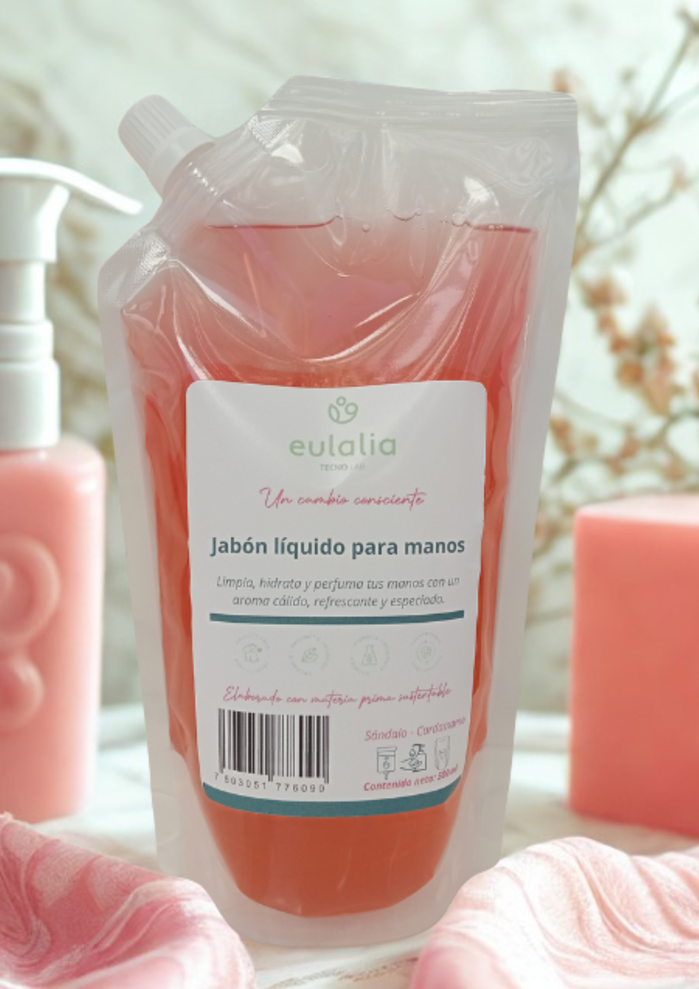 Jabón Líquido para Manos - Sándalo - Cardamomo