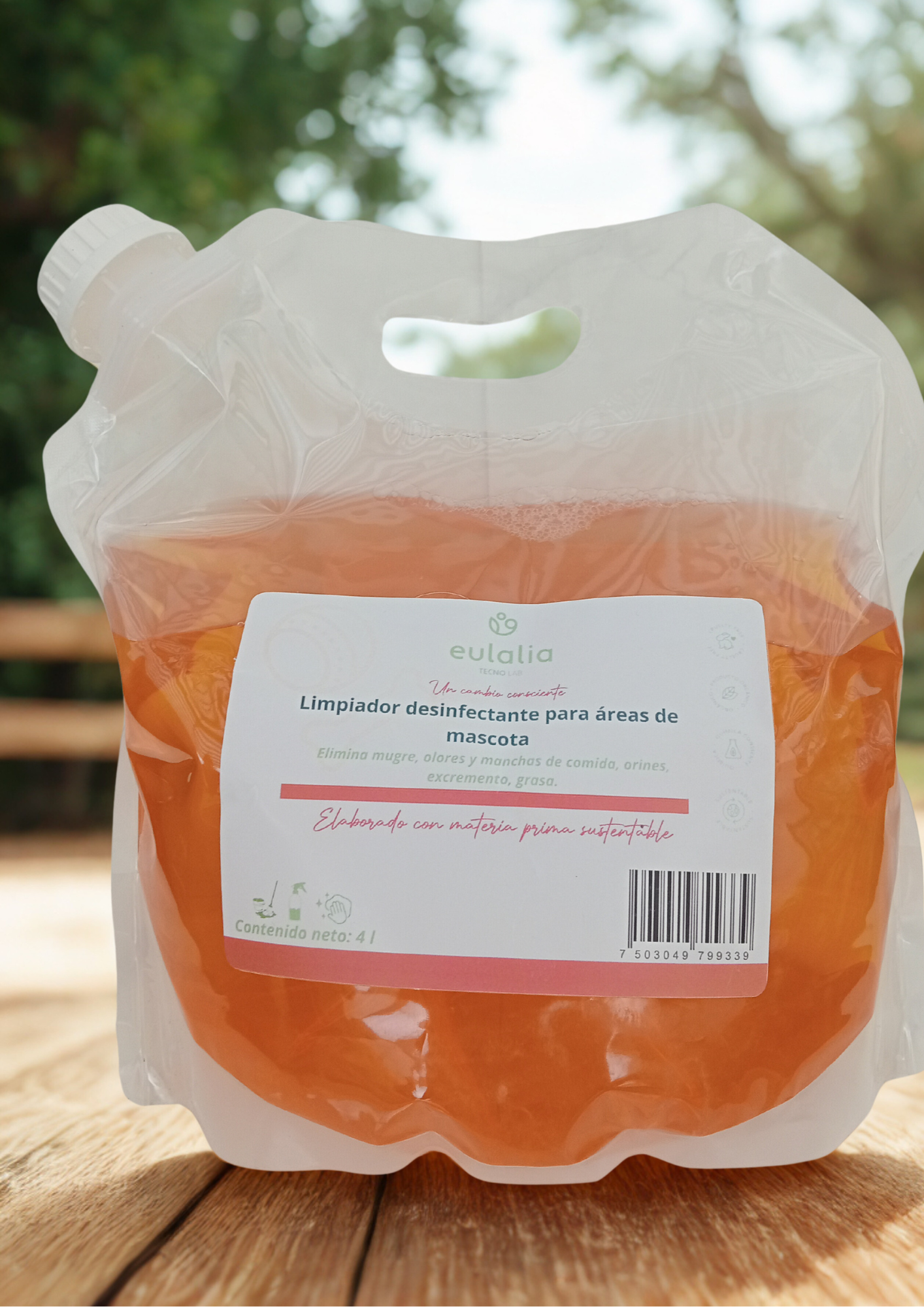 Limpiador Desinfectante para Áreas de Mascotas