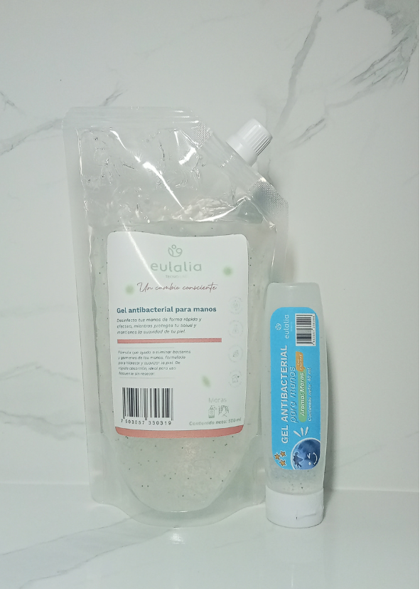 Gel Antibacterial para Manos - Aroma a Moras