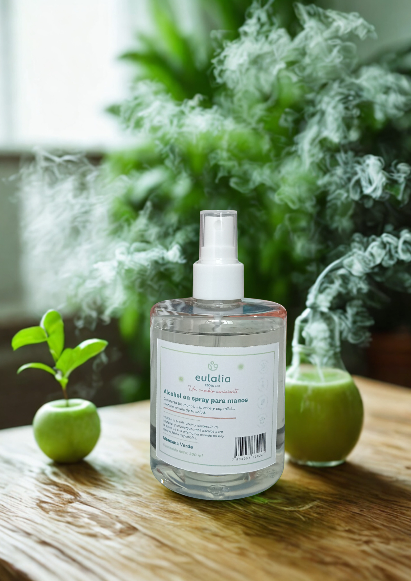 Alcohol en spray para manos - Aroma Manzana Verde