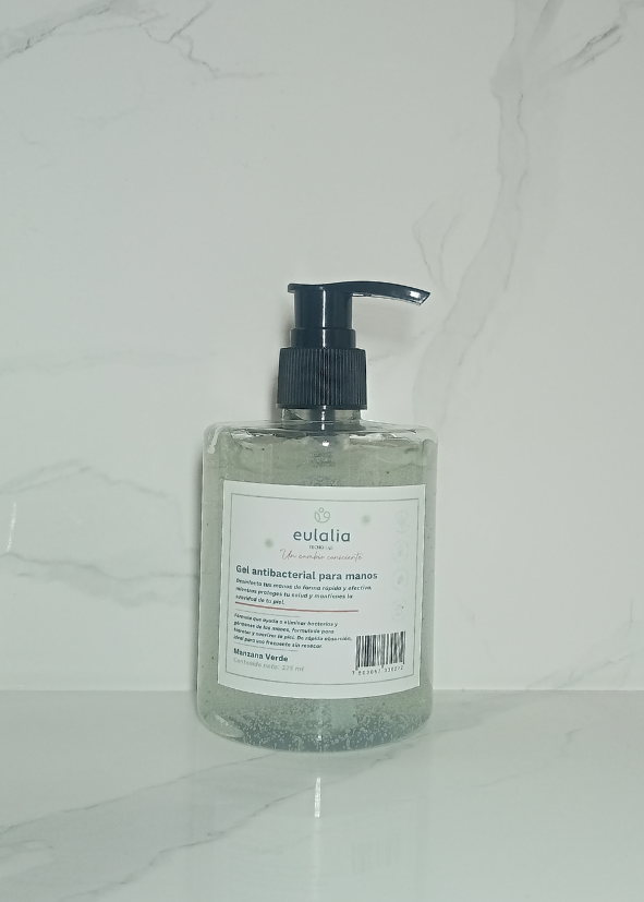 Gel Antibacterial para Manos - Aroma a Manzana Verde