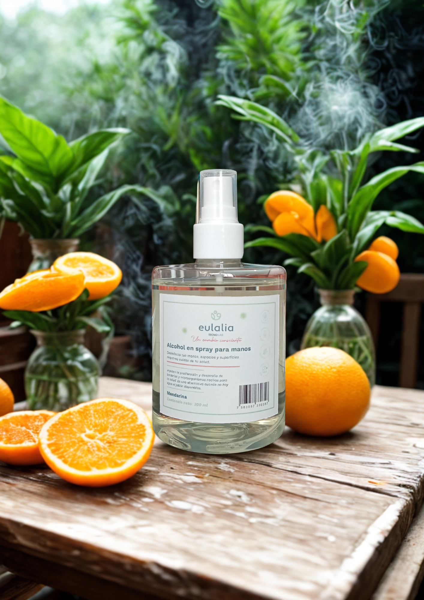 Alcohol en spray para manos - Aroma Mandarina