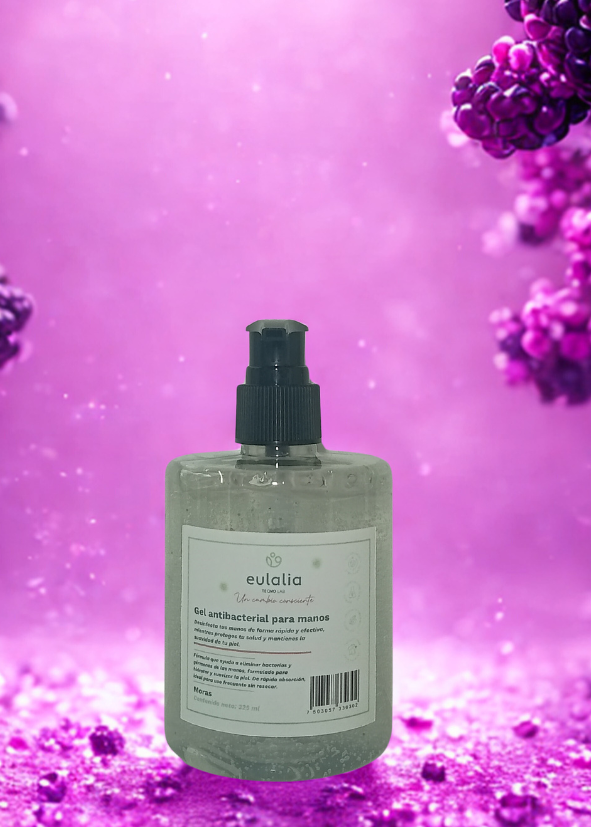Gel Antibacterial para Manos - Aroma a Moras