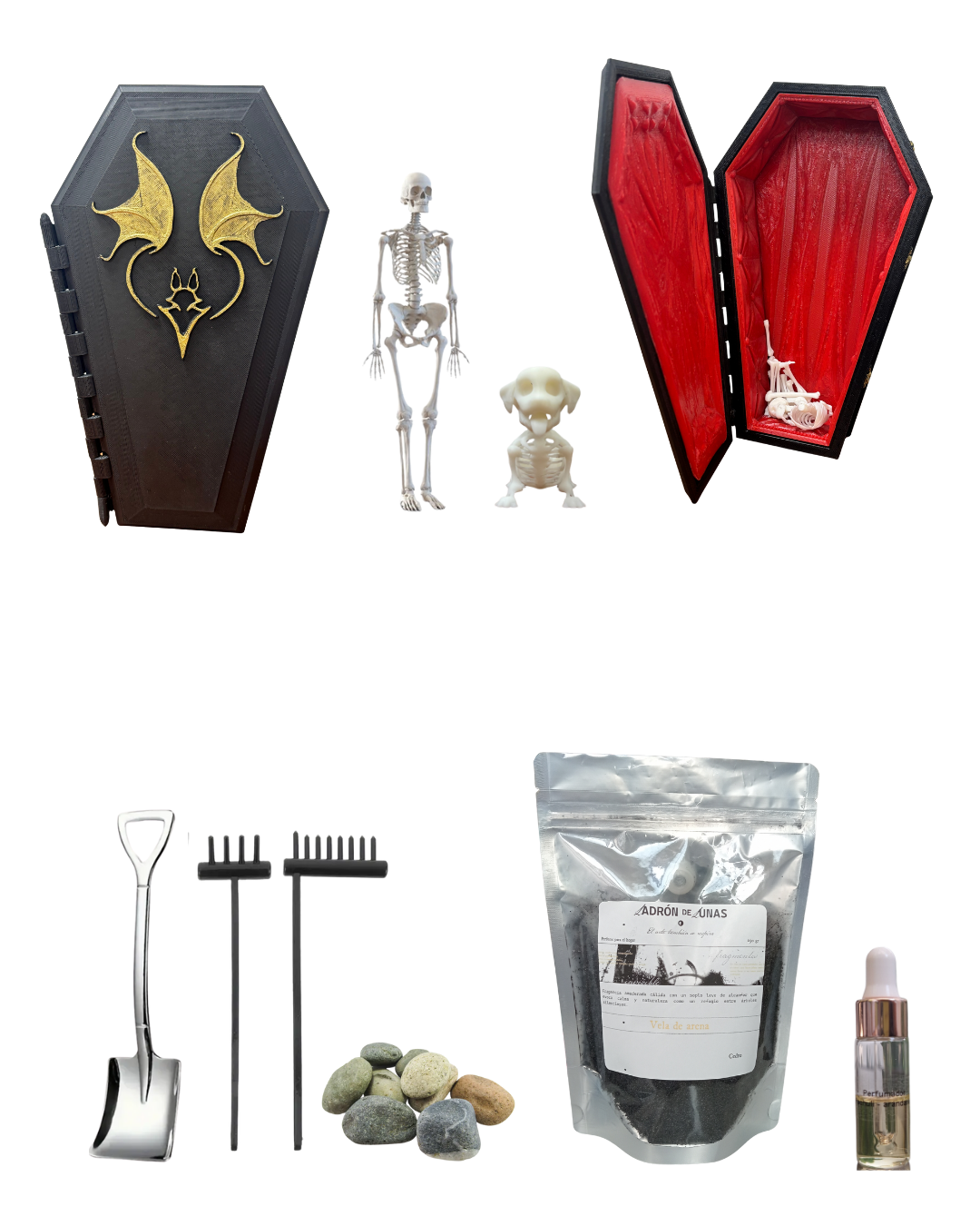 Coffin zen garden - DOG