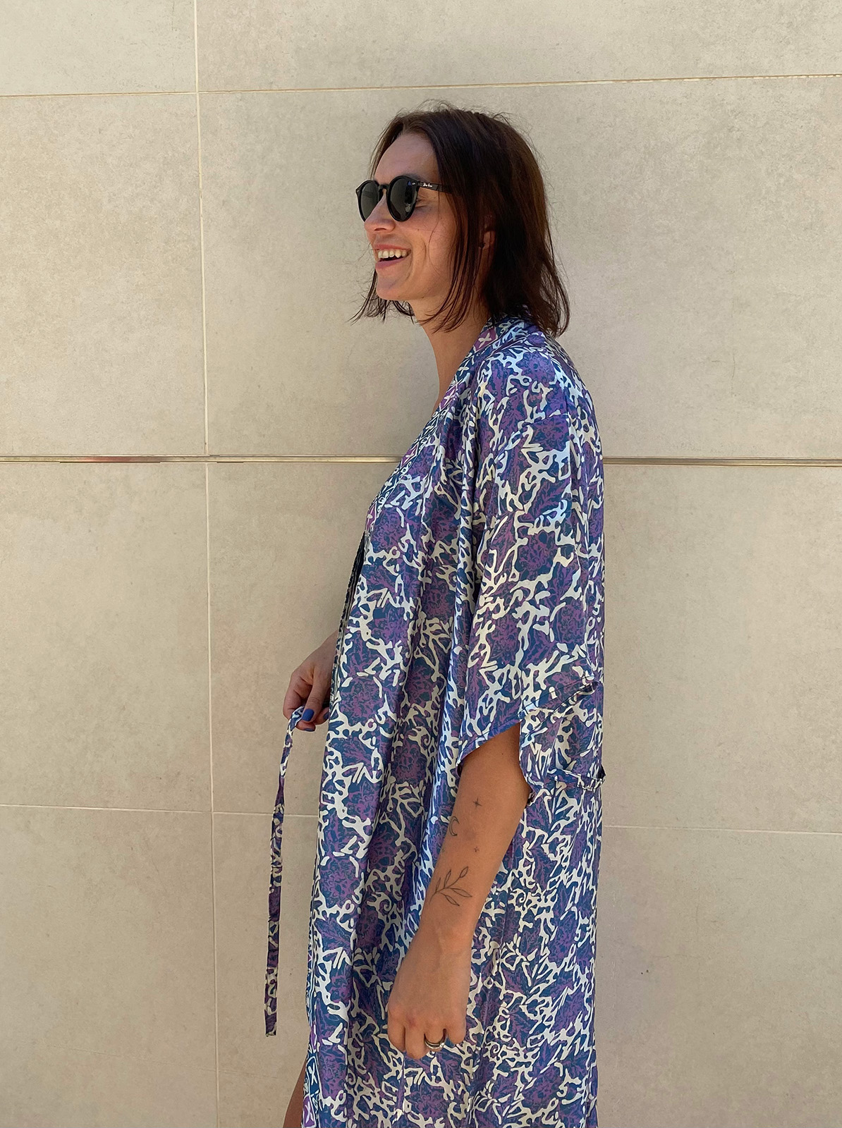KIMONO "AFRICAN WAVES"