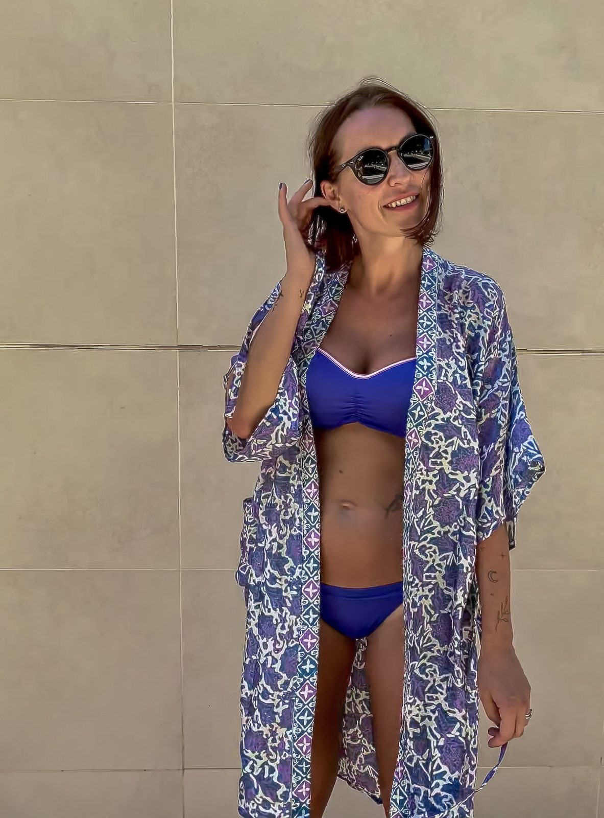 KIMONO "AFRICAN WAVES"