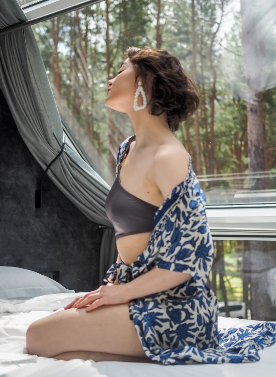 KIMONO "AEGAN WAVES"