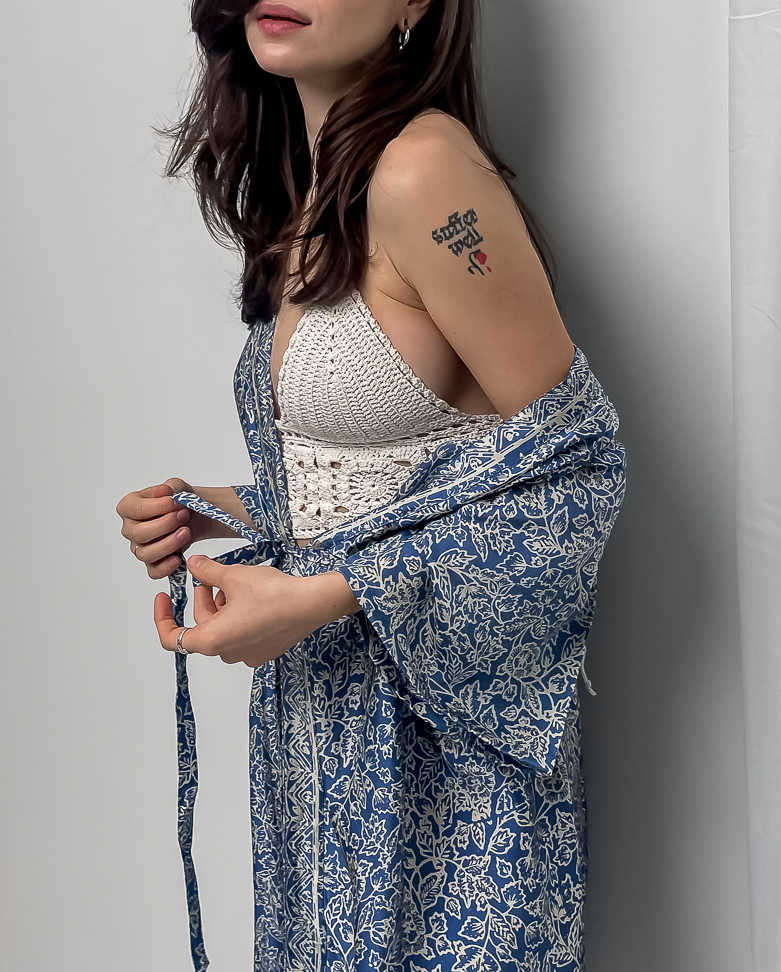 KIMONO "TRANQUIL BLUES"