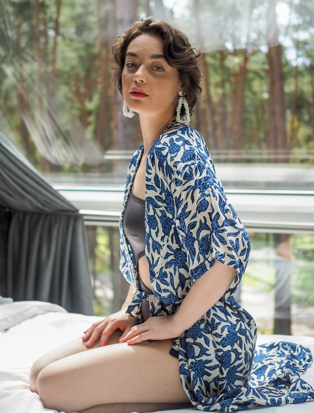 KIMONO "AEGAN WAVES"