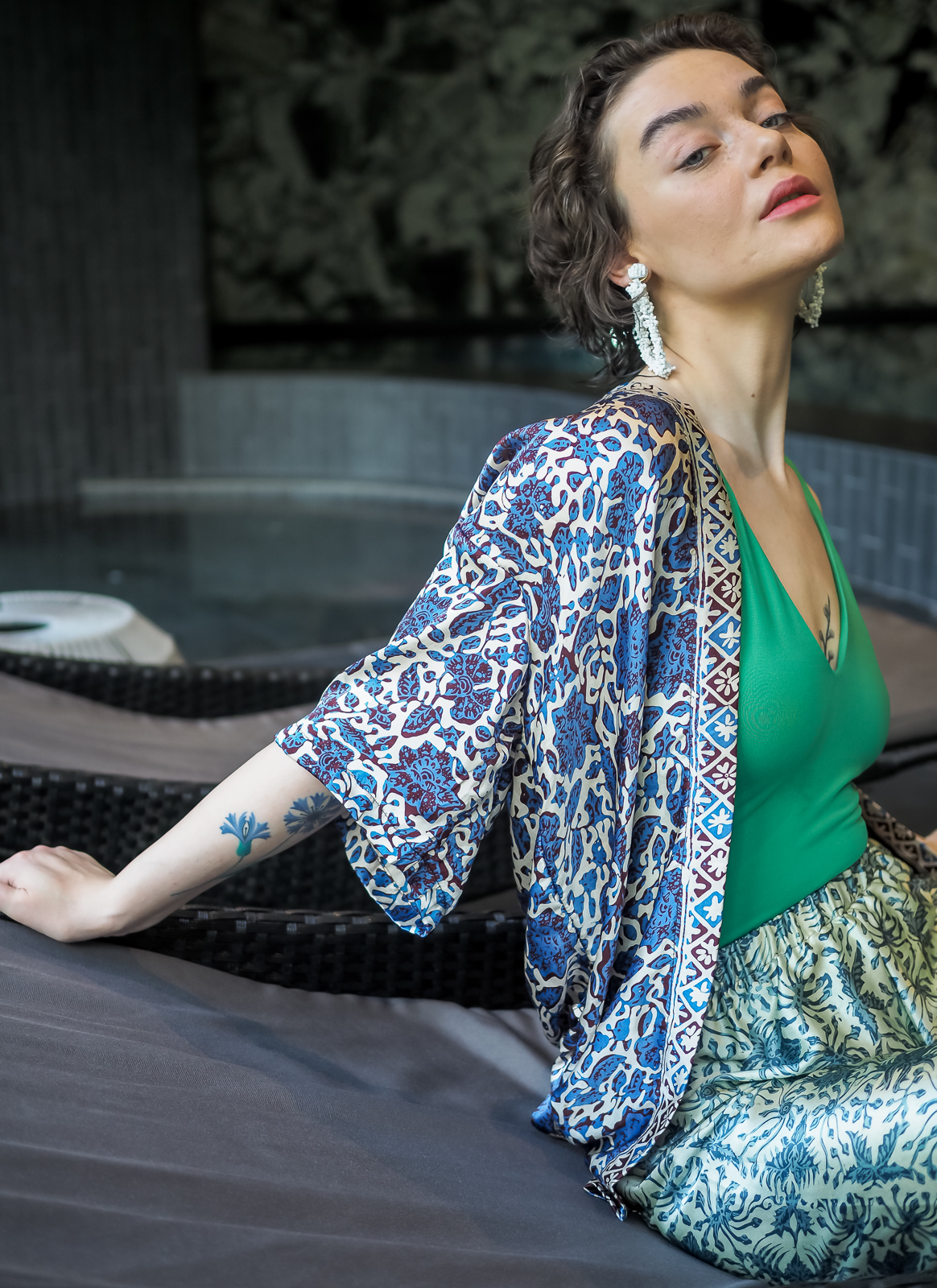 KIMONO "CHOCOLATE STARFISH"