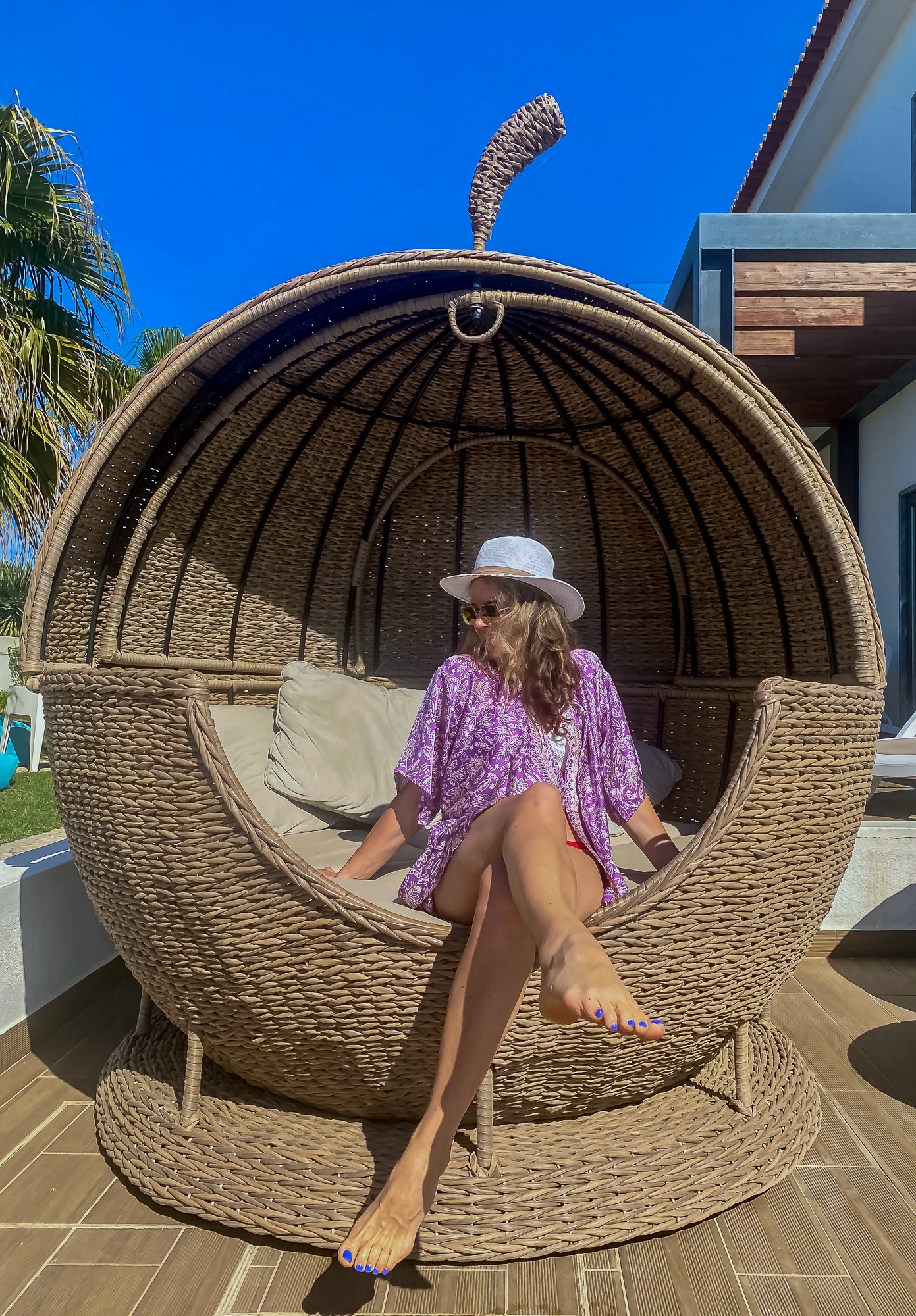 KIMONO "VERY PERI GRAPE"