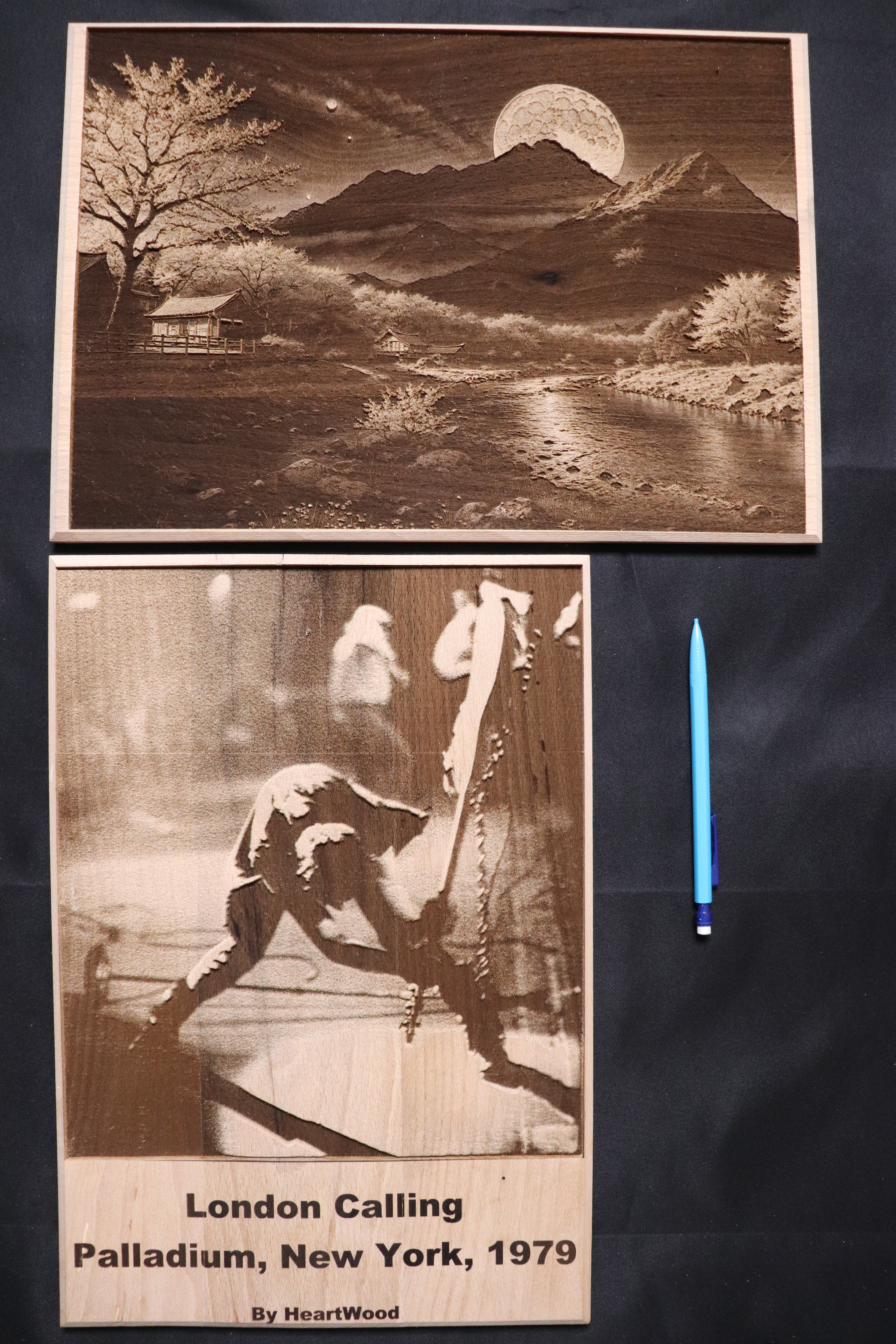 Plateau gravé 3D taille XL