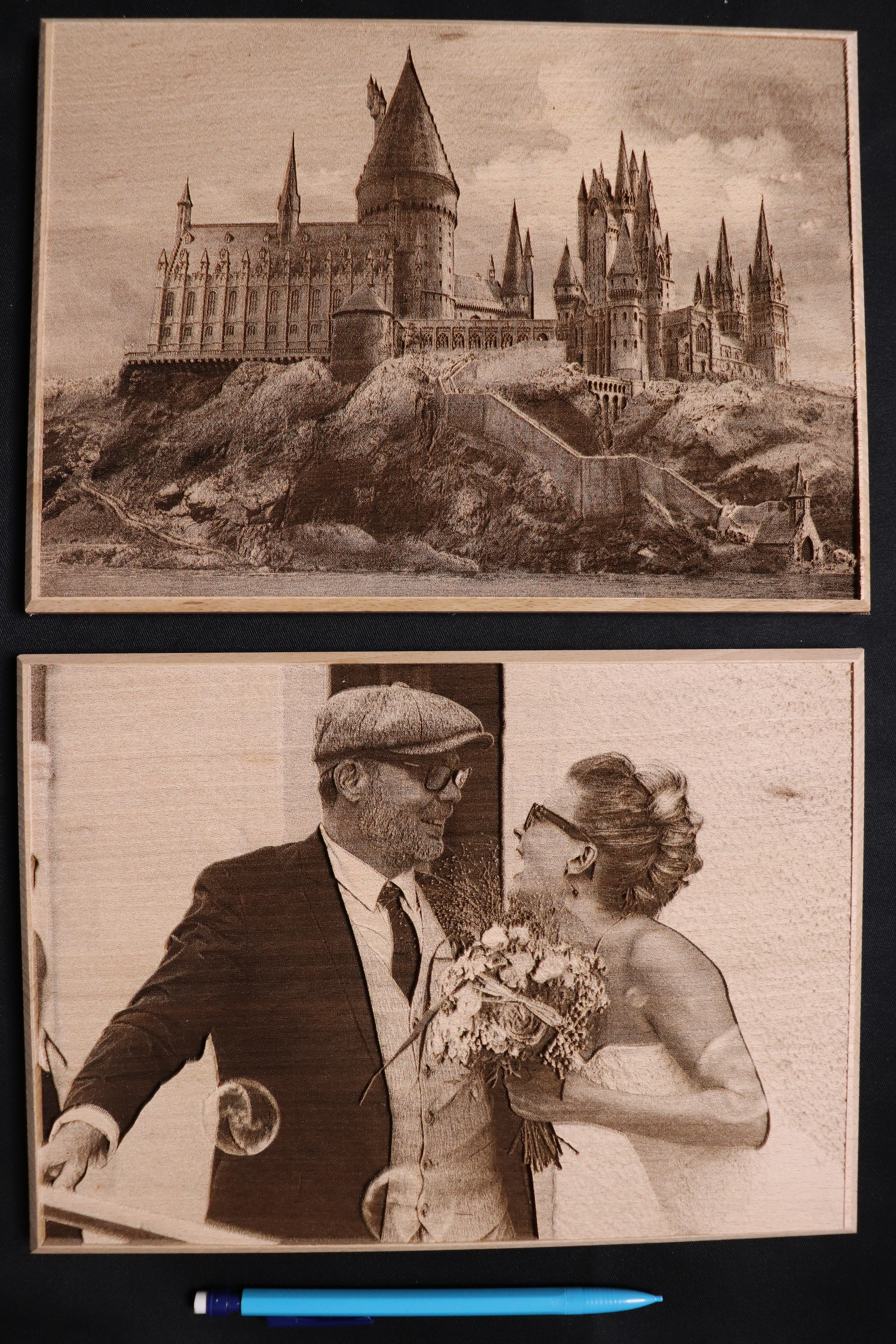 L size 3D engraved tray