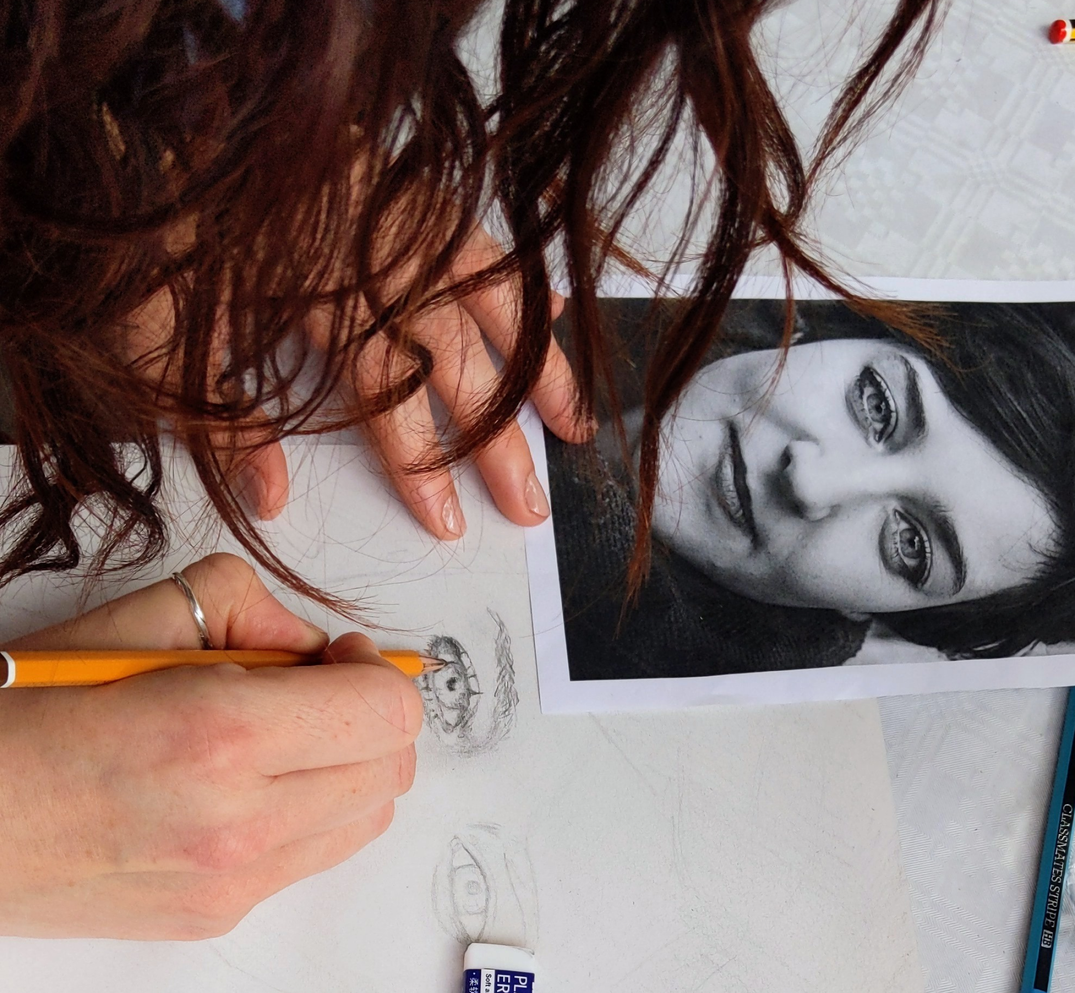 Pencil portraits