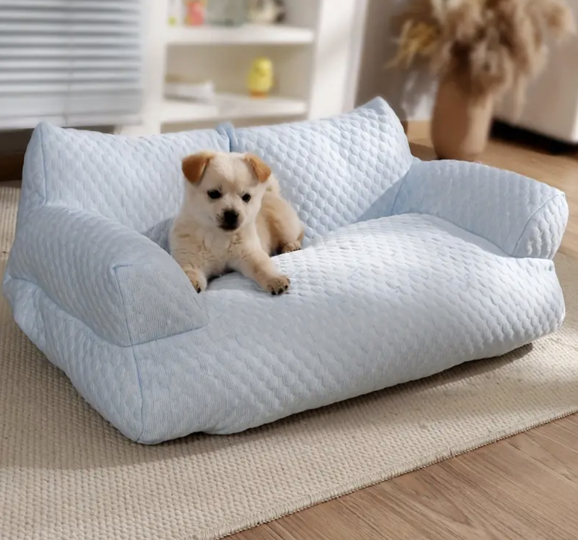 Cooling Sofa bed For Pets, New tech cool feeling fabric, breathable, washable