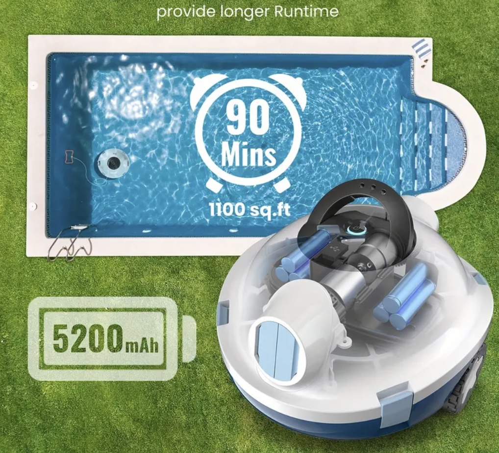 New Robotic Pool Cleaner 