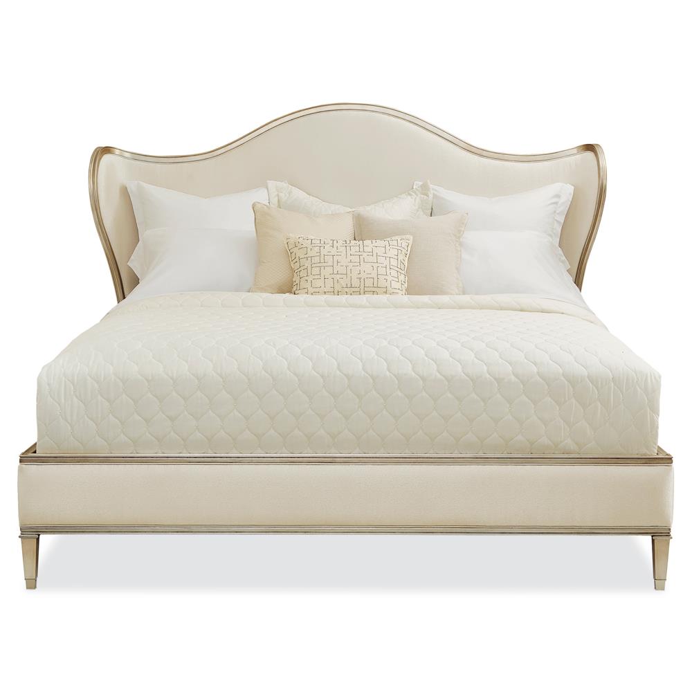 French Country Wing Back Bed- Queen size