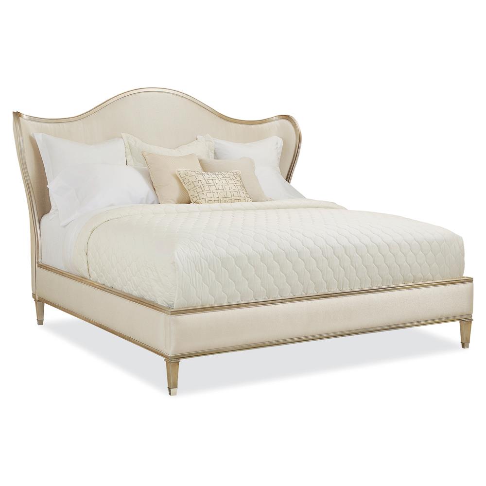 French Country Wing Back Bed- Queen size