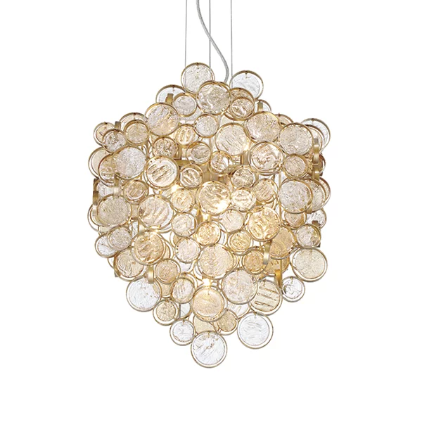 Eurofase -Trento collection-11"x20" Linear Chandelier-15 LED