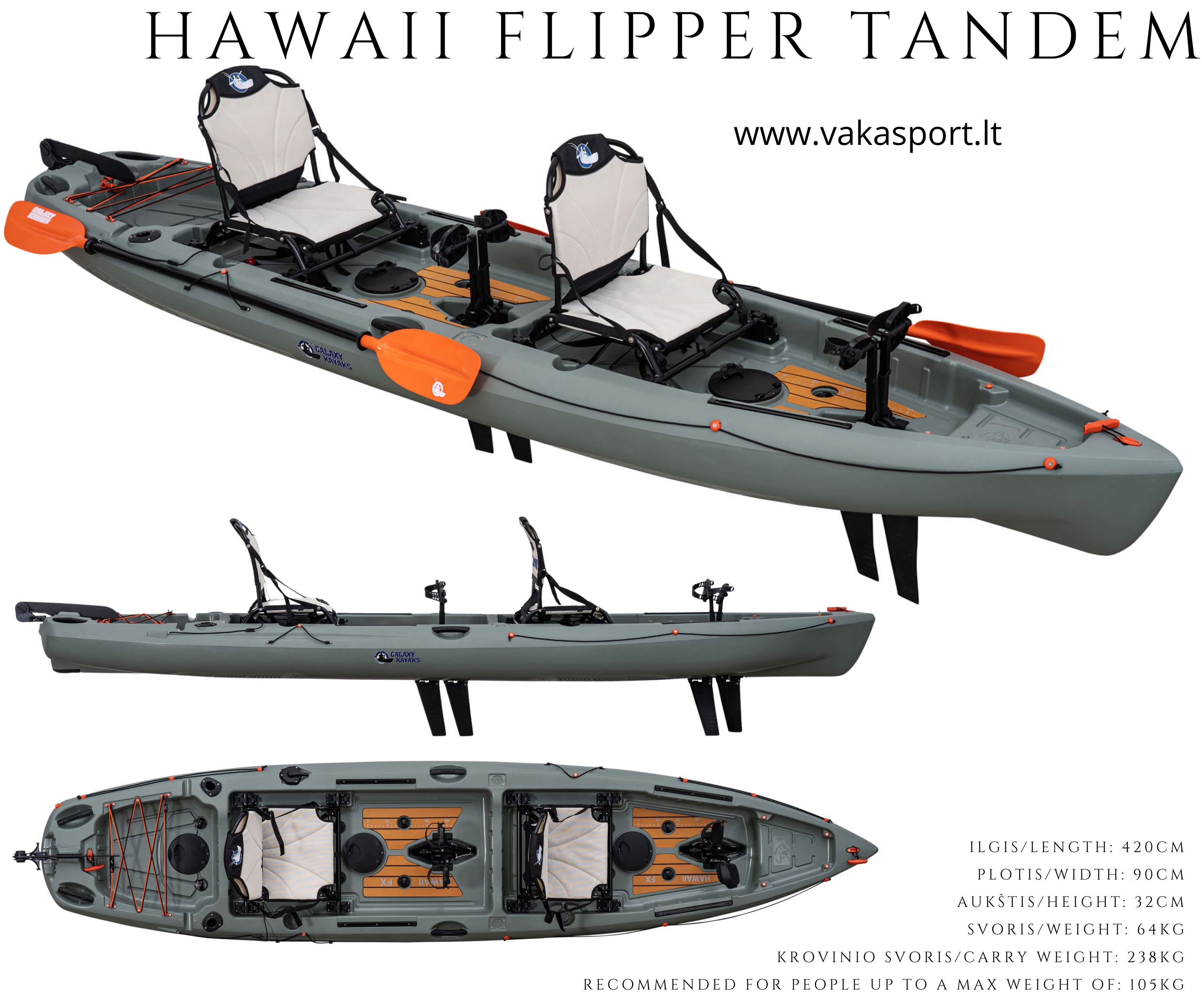 Hawaii Flipper Tandem