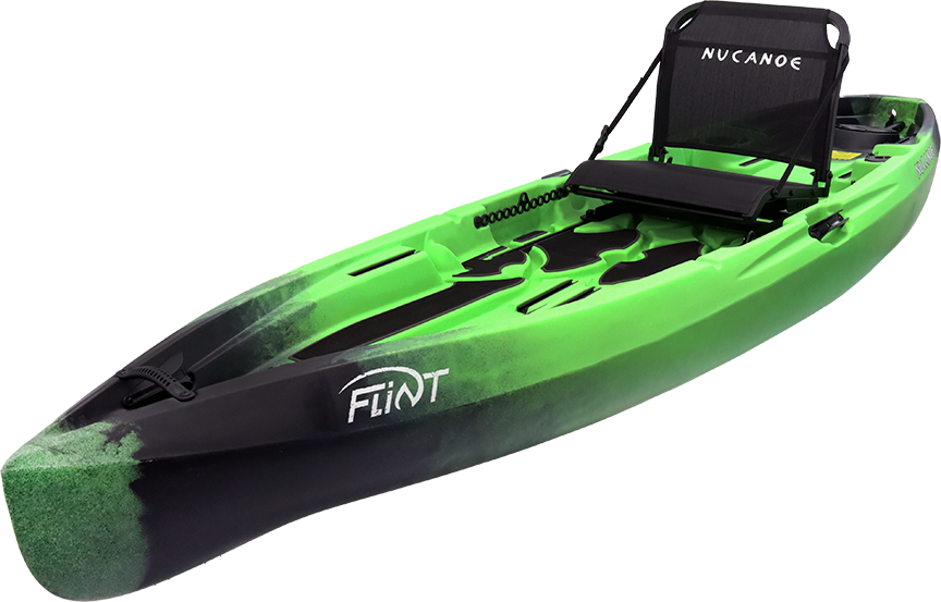 NuCanoe FLINT – žvejybos kajakas | Pagamintas JAV