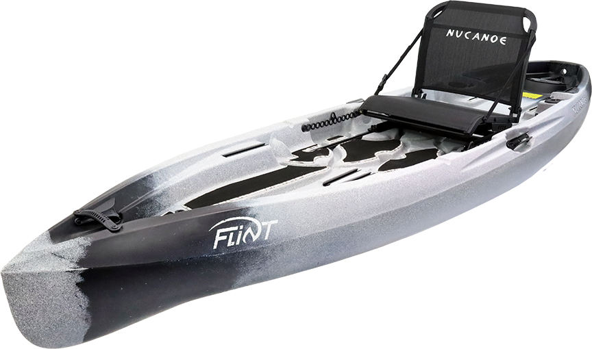 NuCanoe FLINT – žvejybos kajakas | Pagamintas JAV