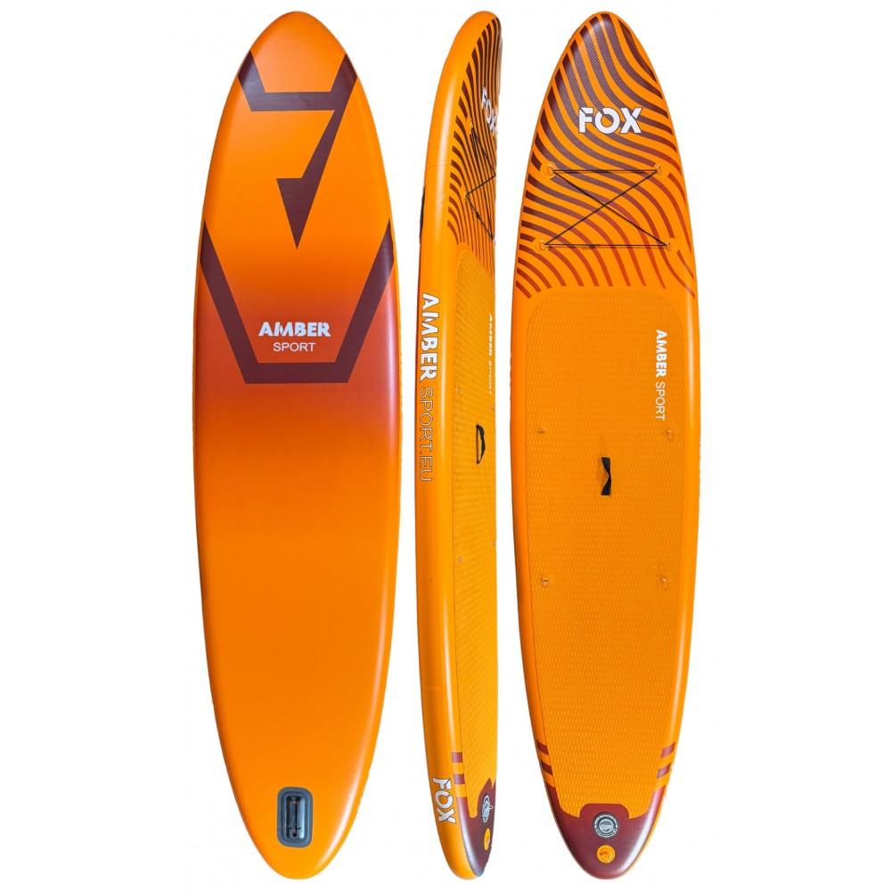 Pripučiamos irklentės komplektas AMBER FOX 12.1 LITE (376 cm)