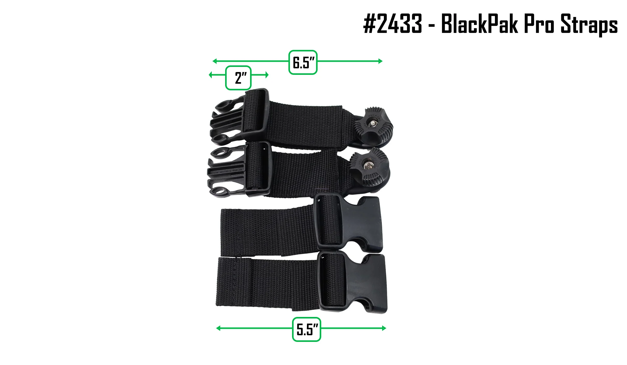NuCanoe BlackPak Pro arba Yak Attack Track Straps – tvirtinimo diržai #2433