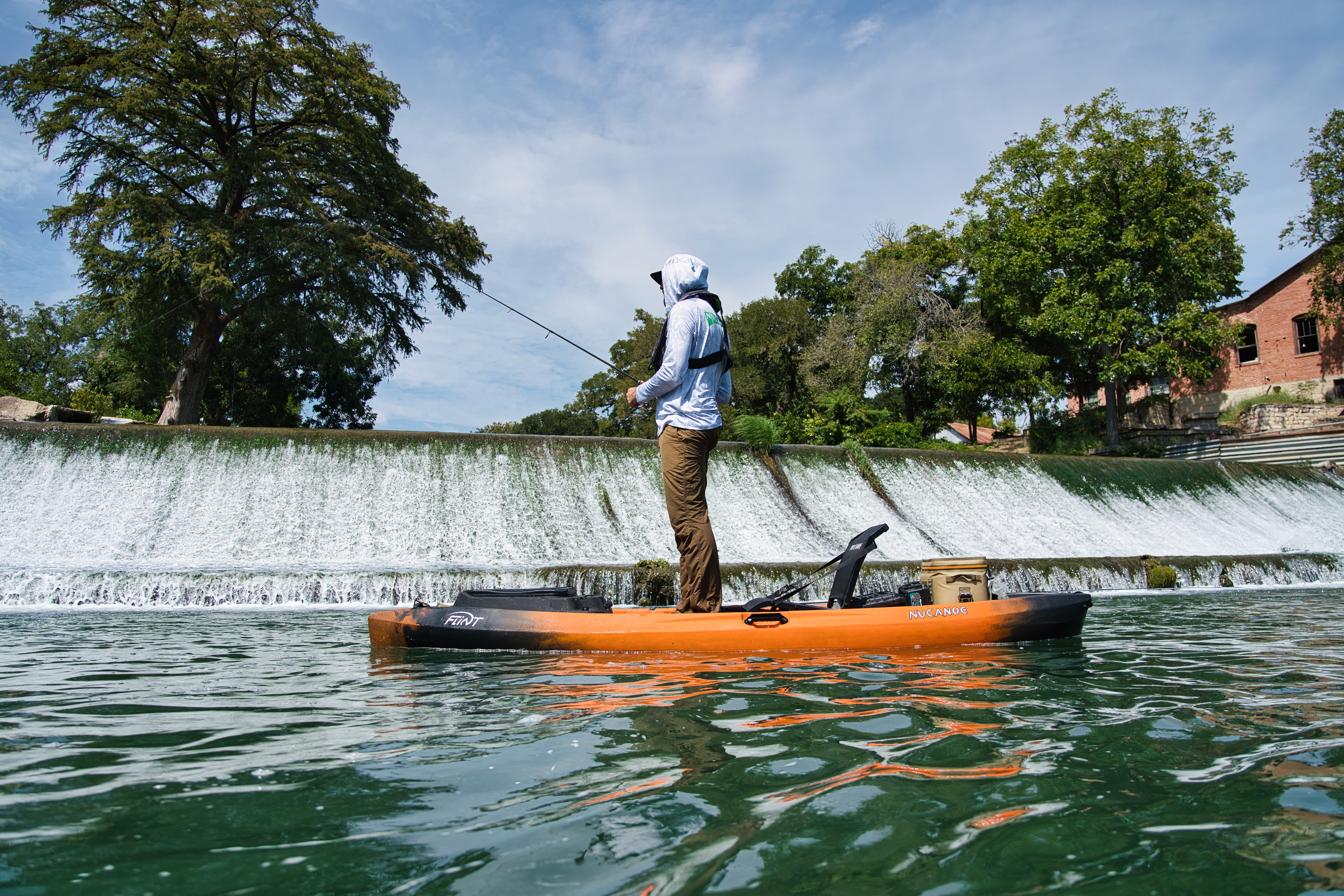 NuCanoe FLINT – žvejybos kajakas + Gerar POD | Pagamintas JAV