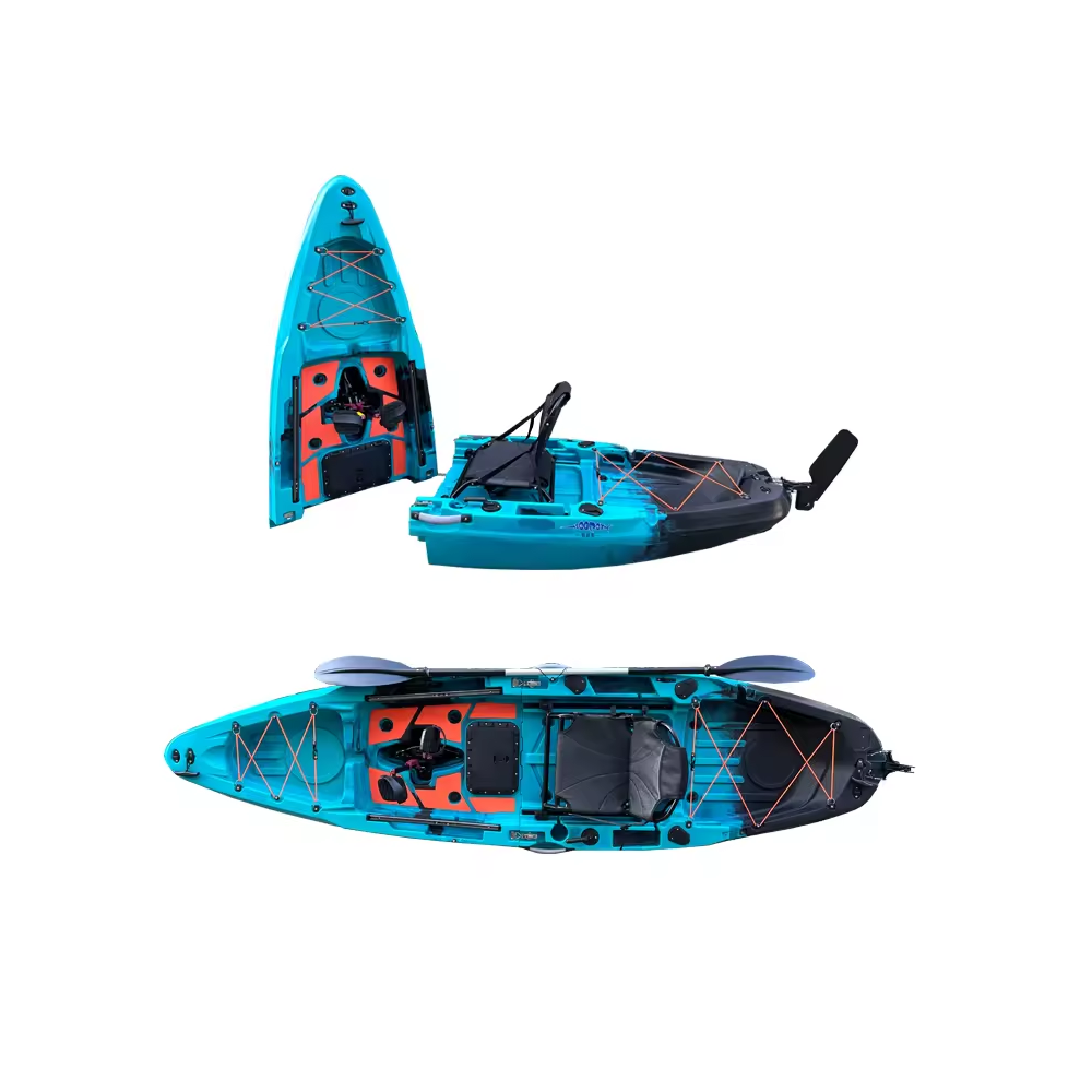 AMBER KORA 10.8 modulinė minama baidarė – žvejybai