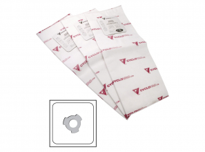Sac électrostatique court - 3 dents - Paquet de 3 - 16L