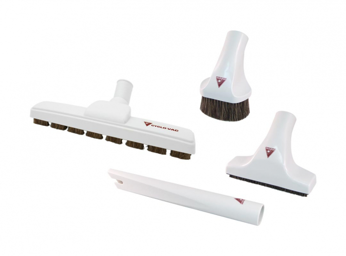 Ensemble de brosses avec brosse à plancher Super Luxe 30,5 cm - Cyclovac