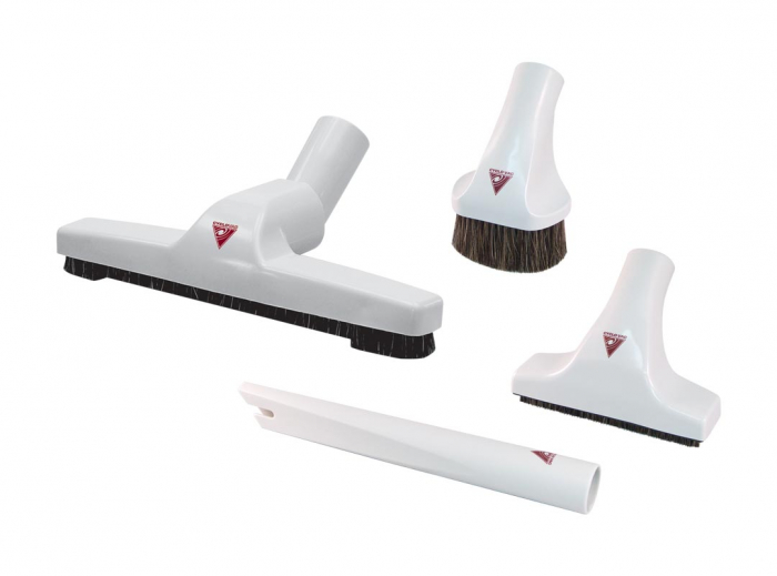 Ensemble de brosses avec brosse à plancher De Luxe 25,4cm - Cyclovac