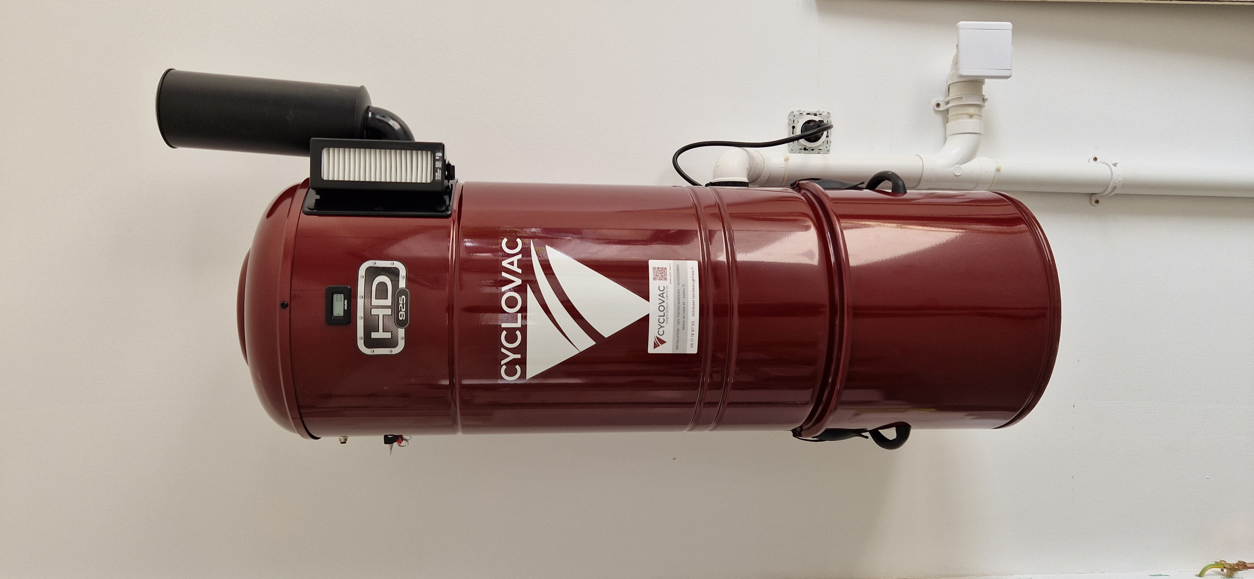 Aspirateur central HD925 – Hybride