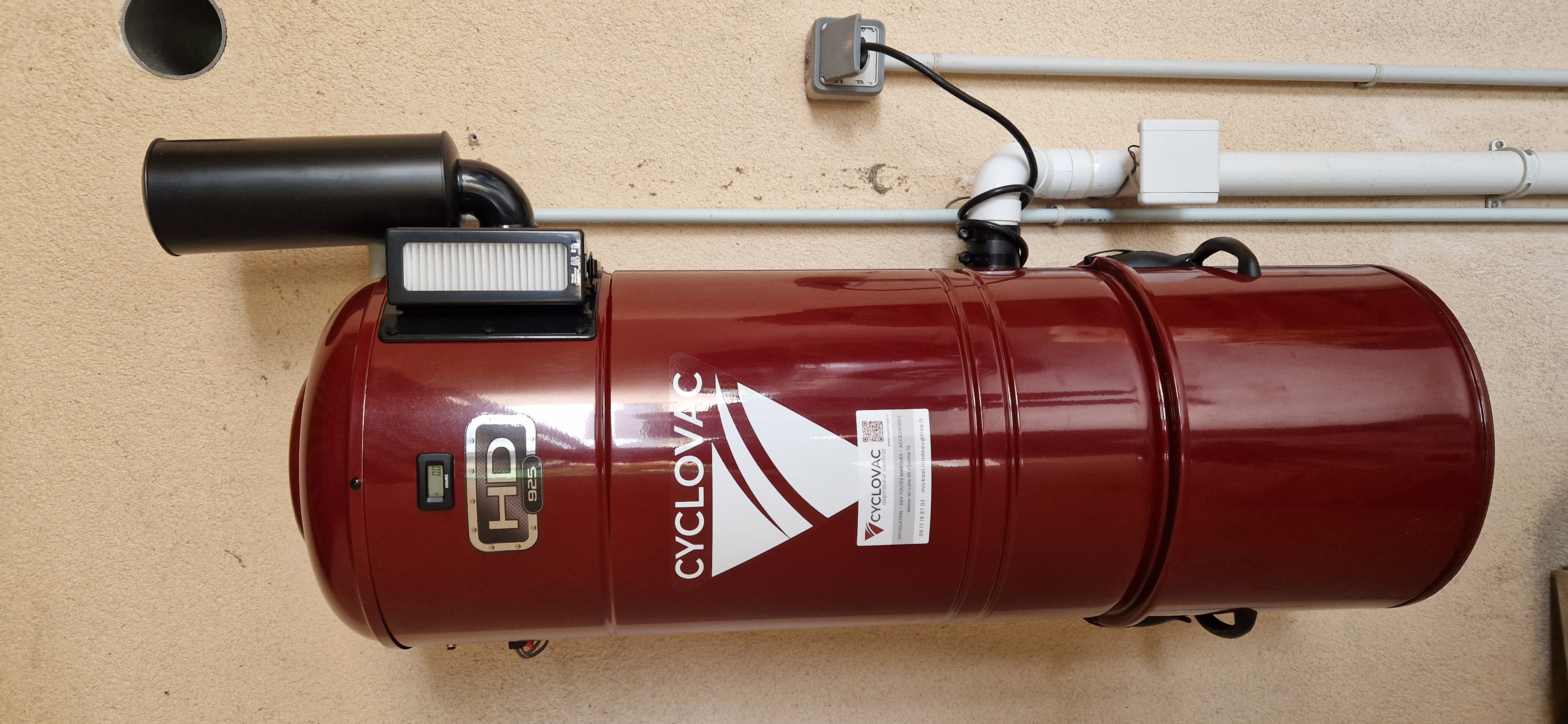 Aspirateur central HD925 – Hybride