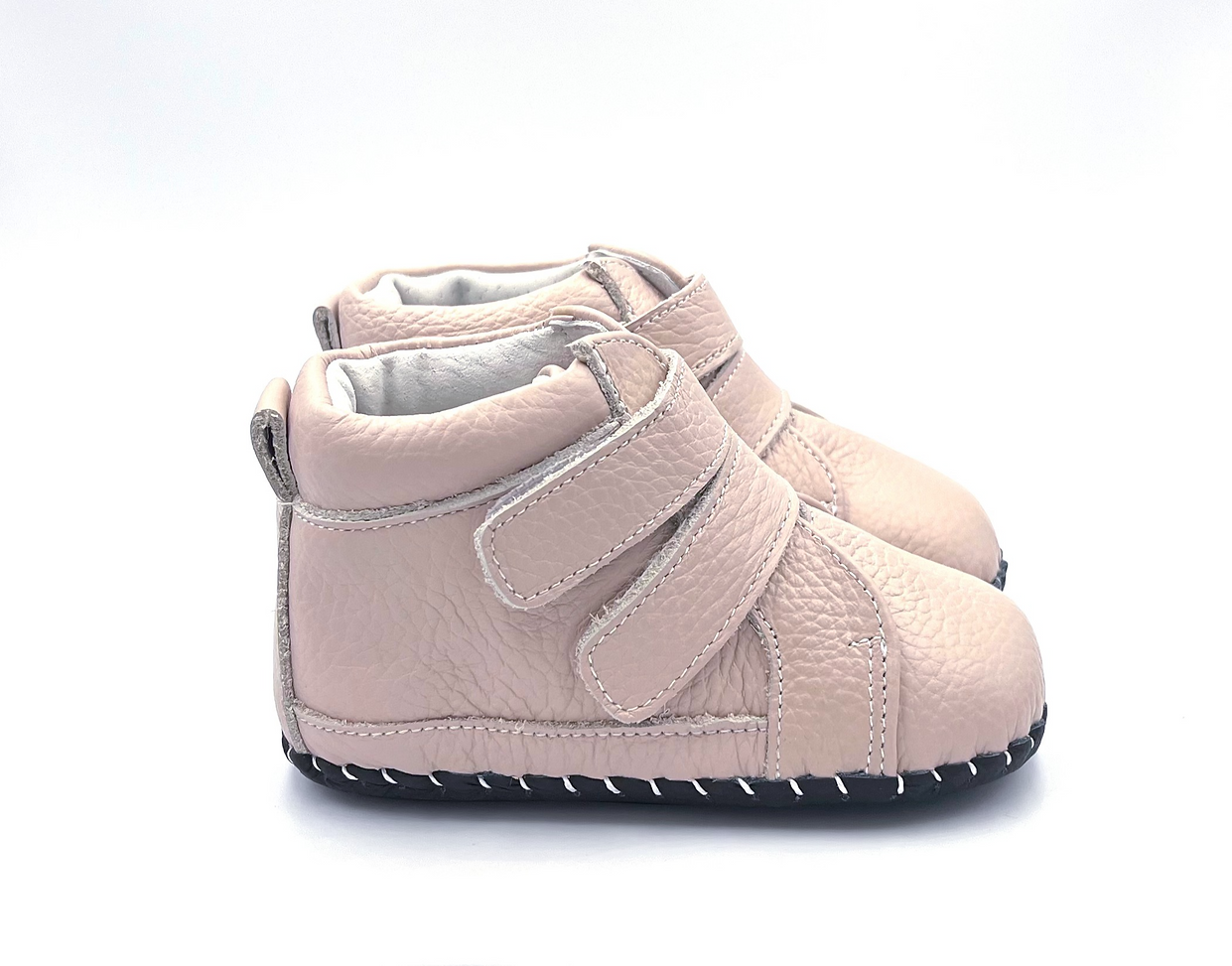Softsole leather booties "Skylark" (pink)