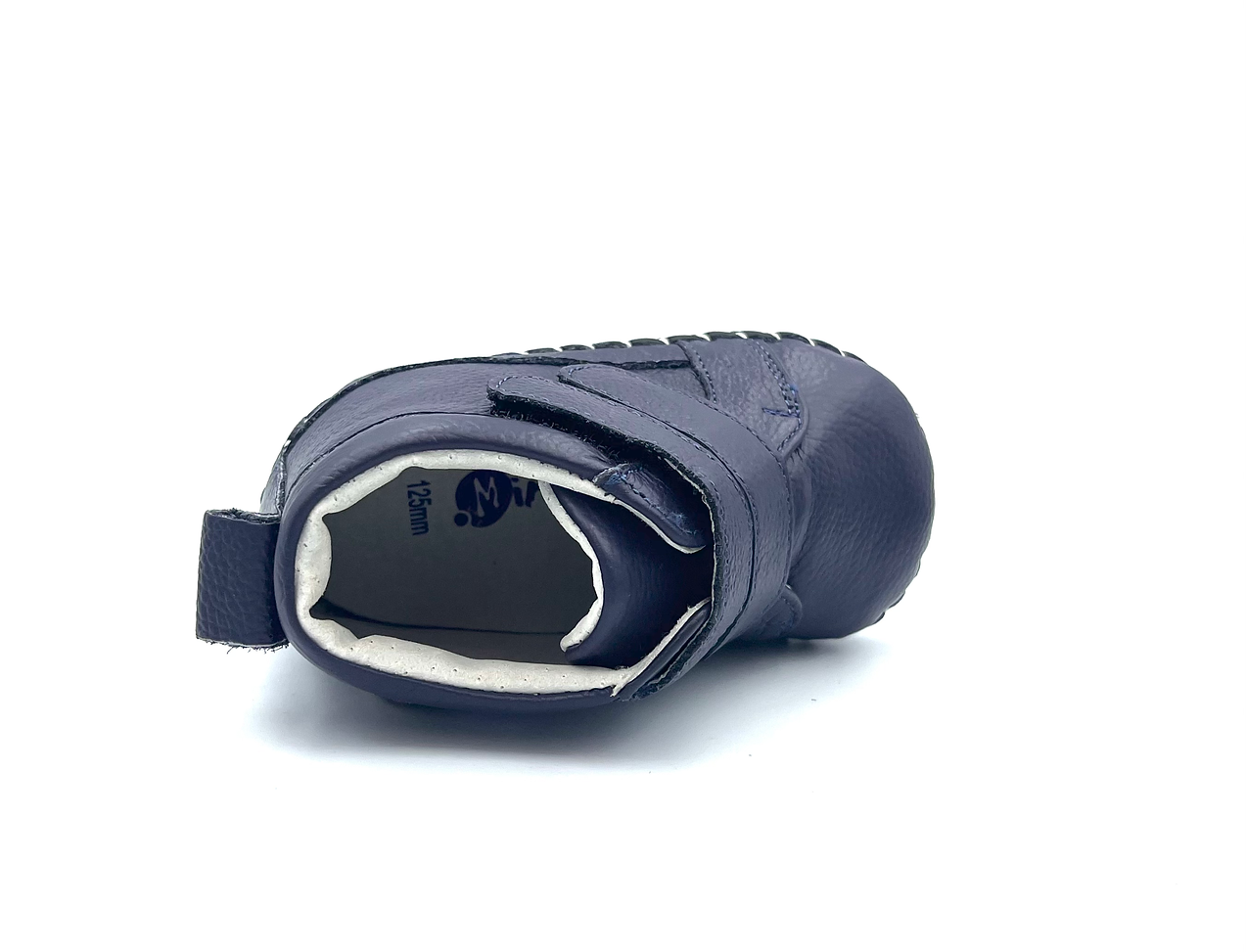 Softsole leather booties "Skylark" (navy)