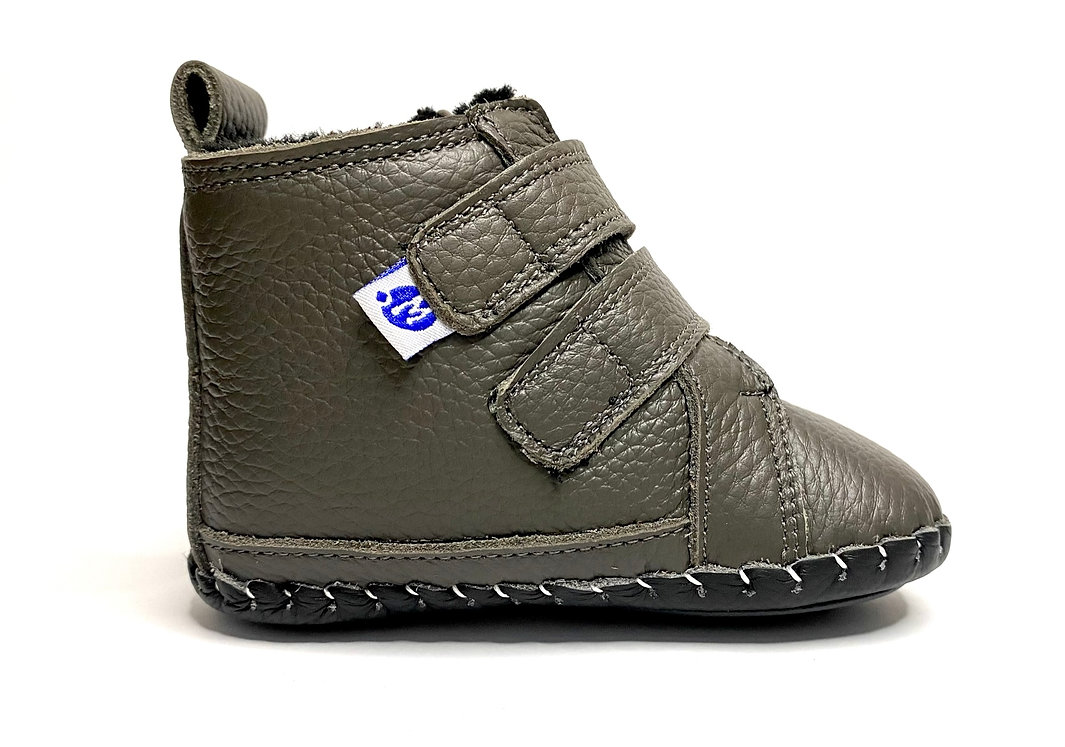Softsole winter booties "Redstart" (grey)