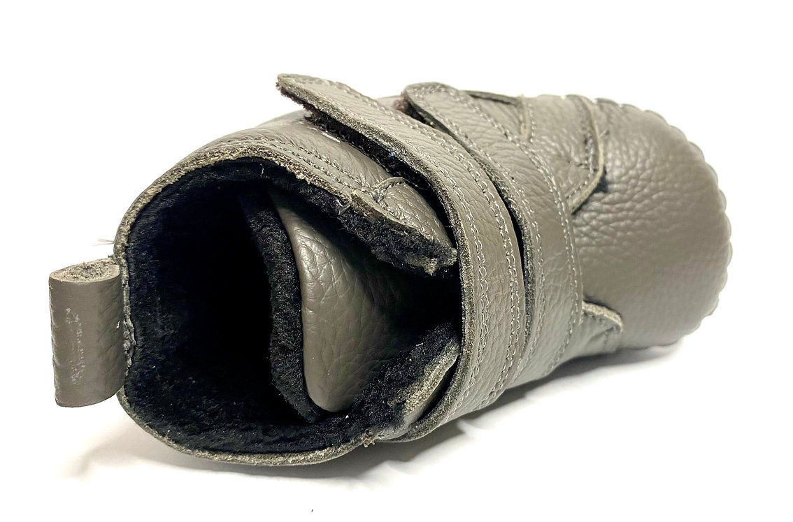 Softsole winter booties "Redstart" (grey)
